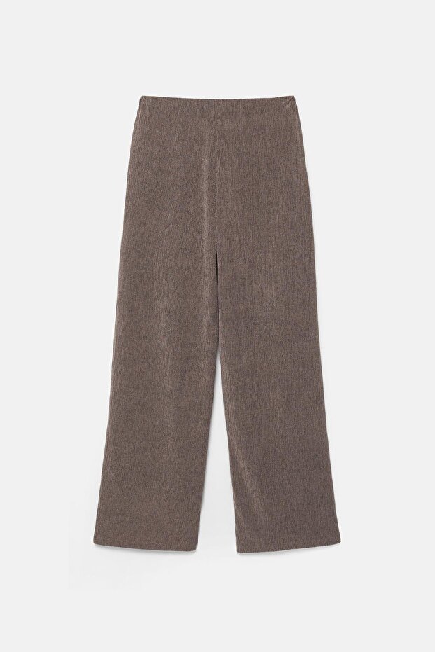 Düz bambul pantolon - 6