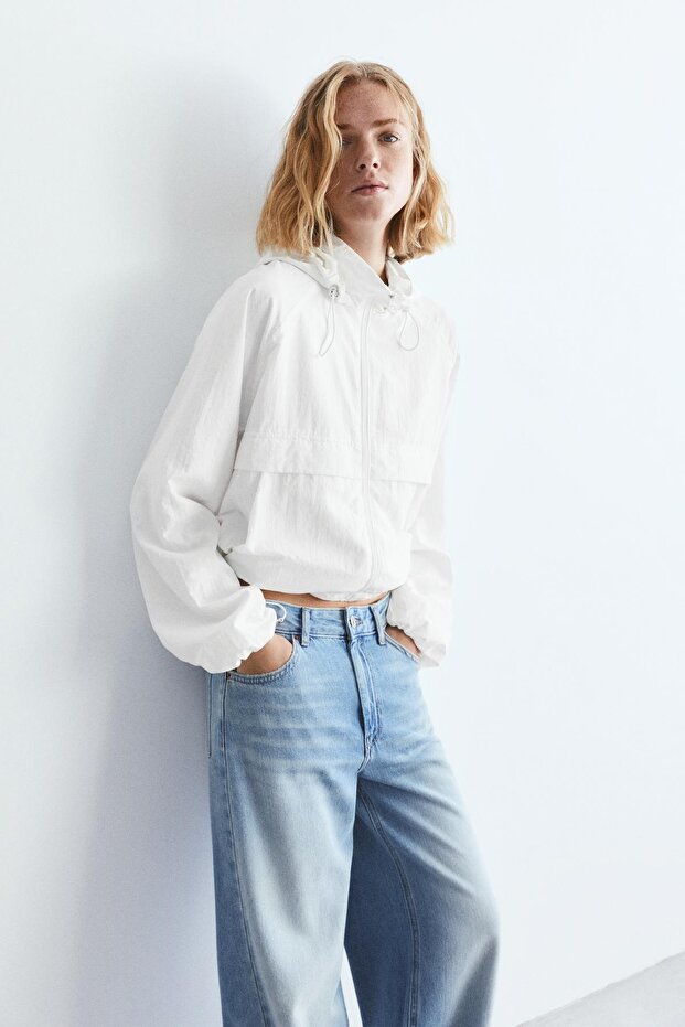 Kapüşonlu hafif ceket - 1