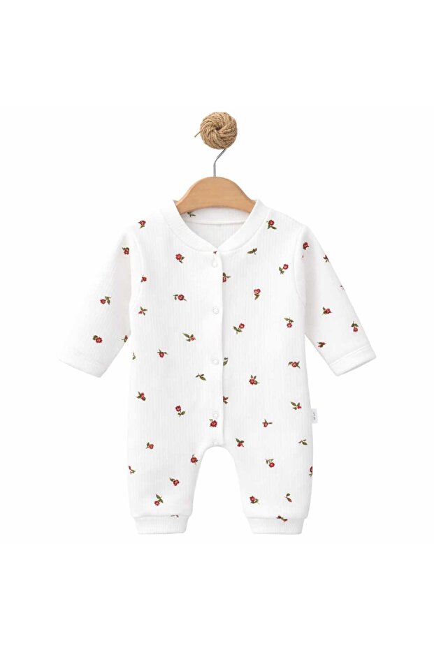 Floral Print Baby Romper 100% Cotton with Cotton Snaps Newborn Baby Romper