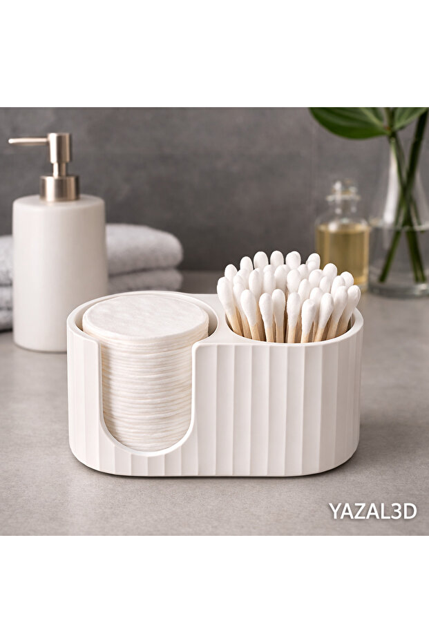 Cotton and Ear Swab Organizer, Bathroom Organizer Cotton Pieces