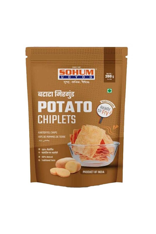 Traditional Crispy Batata Mirgund Potato Papad (200g)