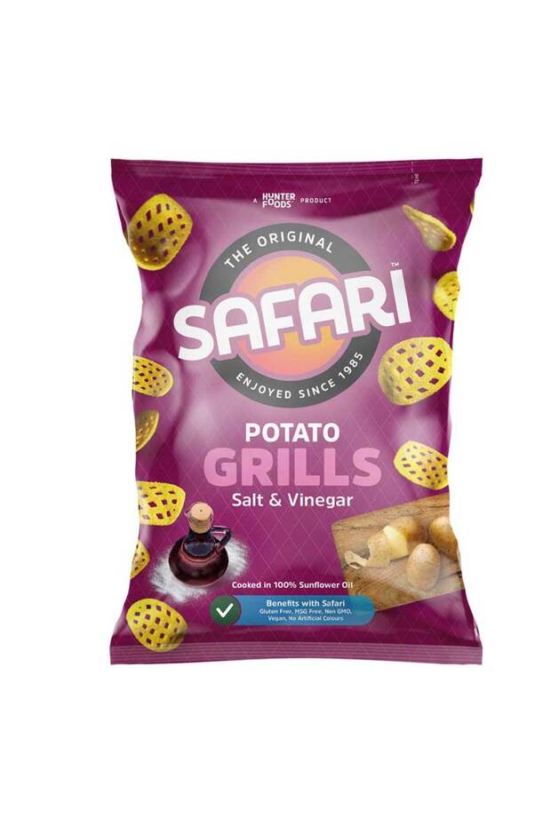 Potato Grills Tangy Salt & Vinegar Crunchy Snacks (60g)