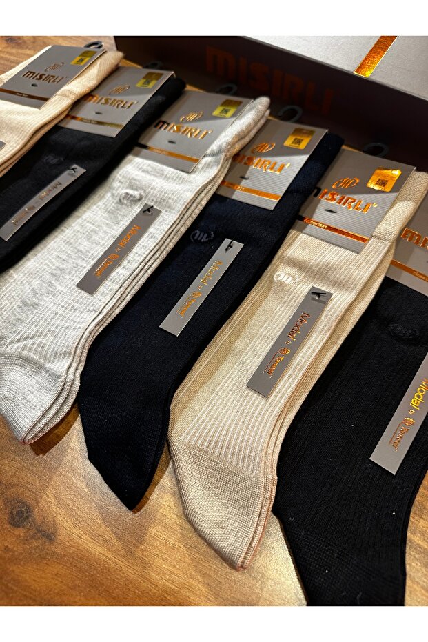 Men's Modal Stitch-Free Sweat-Free, Odor-Free, Comfortable Socks, Pack of 6
