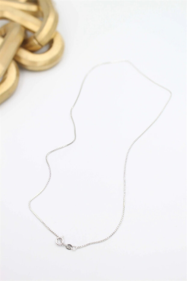 Xuping Chain Necklace - 45 cm - Silver