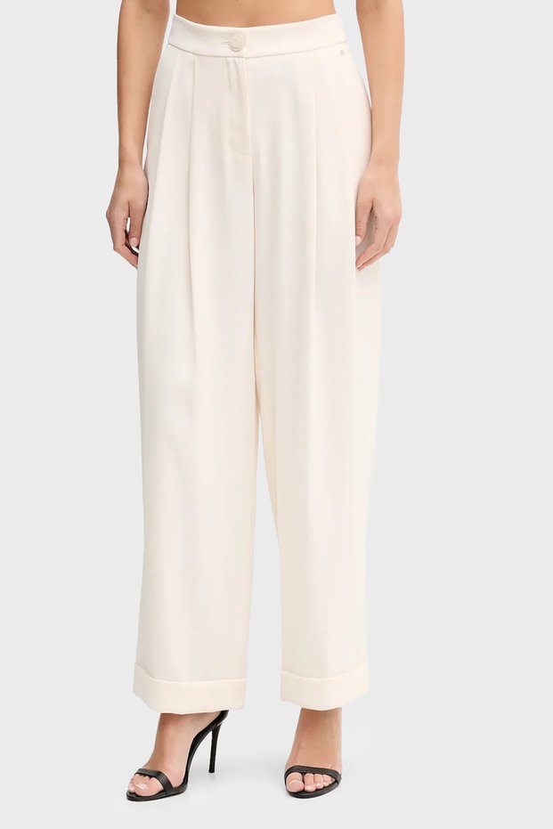 Relaxed Fit High Waist Wide Leg Pants Pants Xw001826 Af16125 U1003