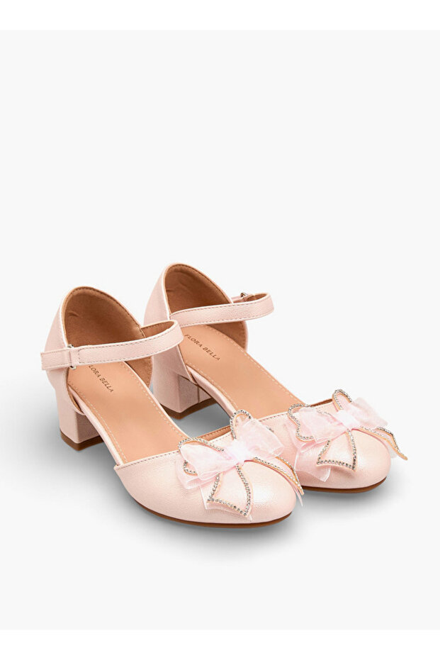 Girls Block Heel Shoes