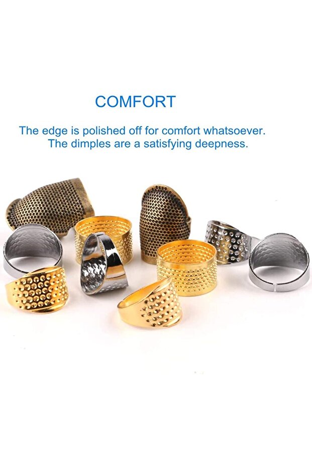 Silk Route - Thimble of Upgrade Adjustable, Premium Copper Sewing Accessories, and Supplies, Durable