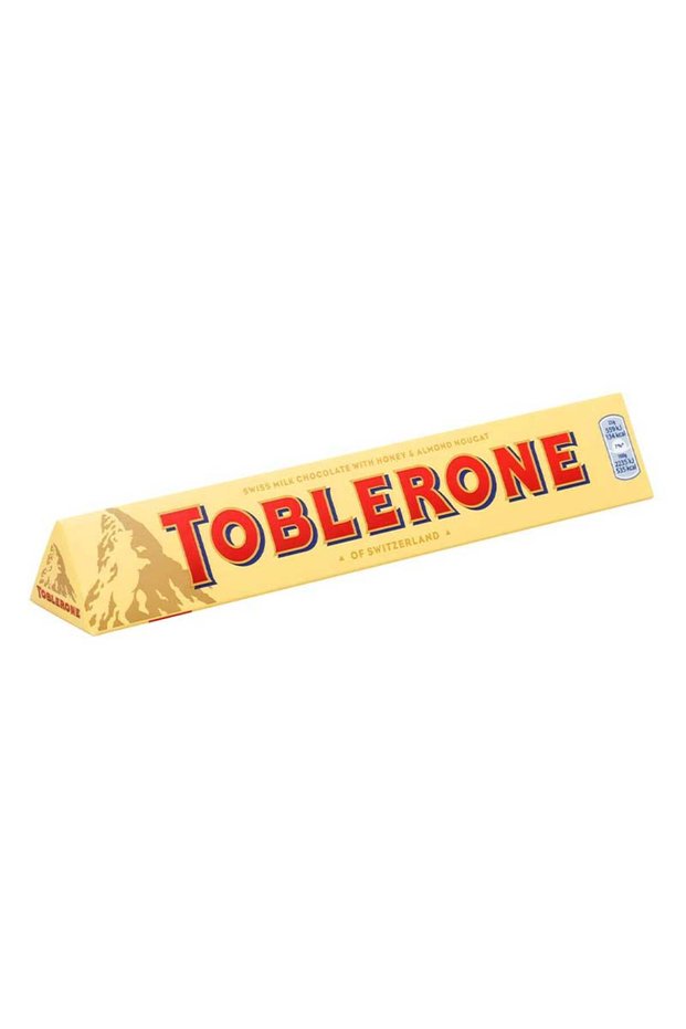 Swiss Milk Chocolate Bar Injected with Almond Honey Nougat Triangle (100g)