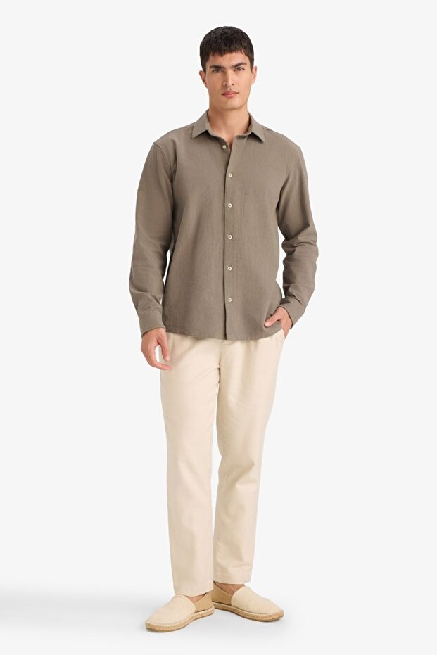 %100 Pamuk Gömlek E7741AX26SP - 3