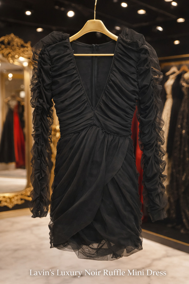👄 🌹 Lavin's Luxury Noir Muse Dress ⭐