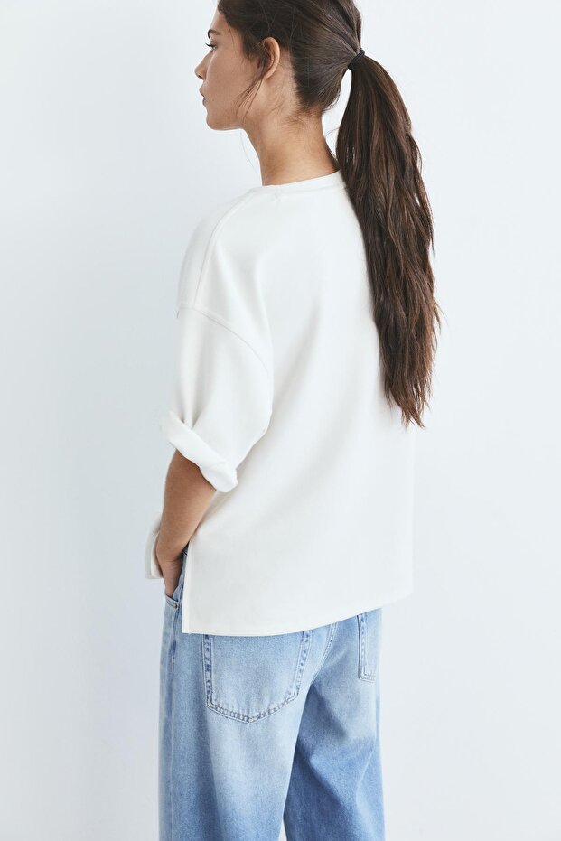 Oversize kısa kollu t-shirt - 5