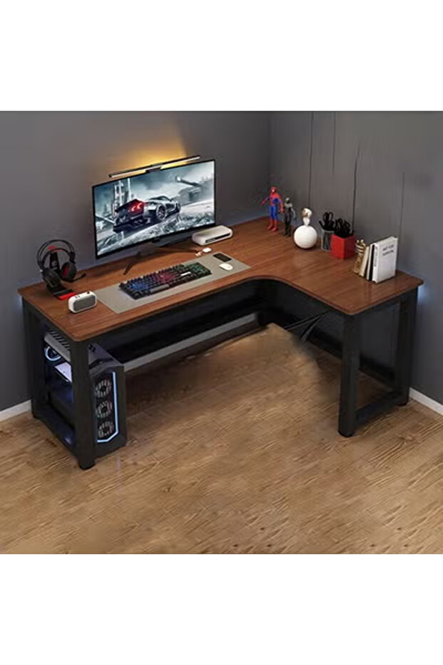 Computer and Multifunction Table Home Office Workstation (Right Corner) - 3