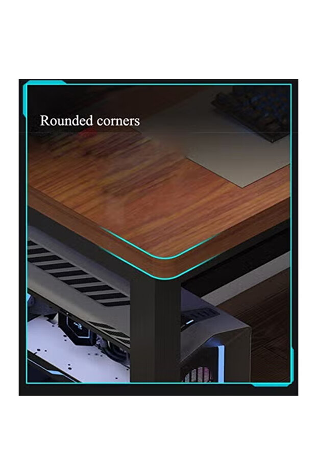 Computer and Multifunction Table Home Office Workstation (Right Corner) - 5