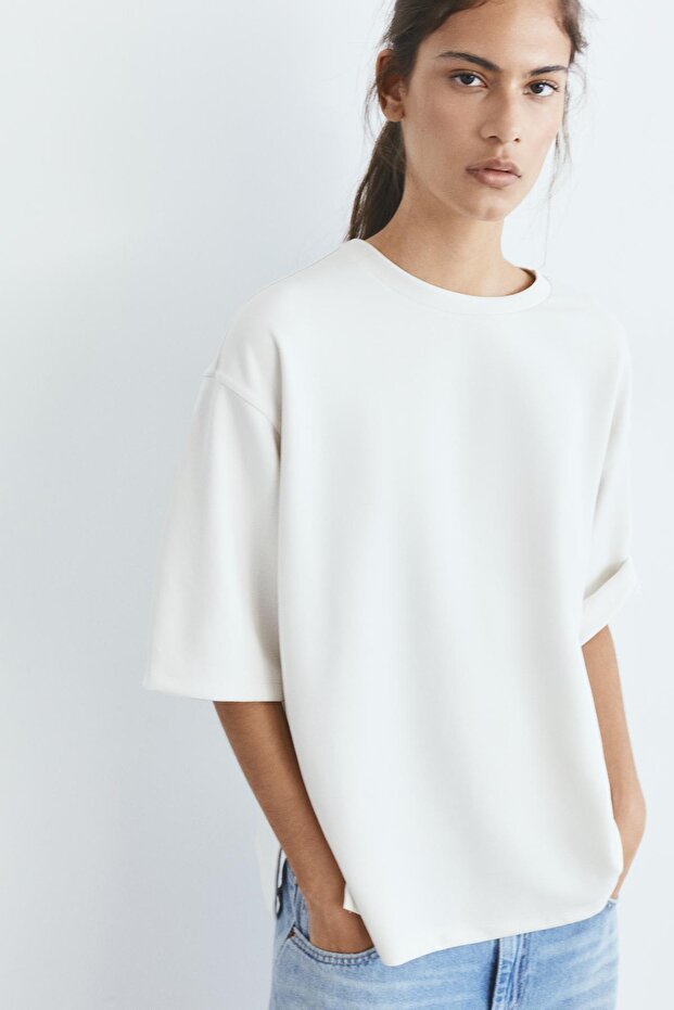 Oversize kısa kollu t-shirt - 4