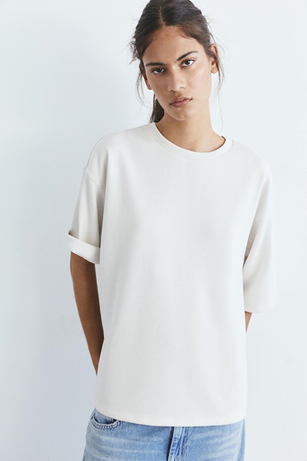 Oversize kısa kollu t-shirt - 1