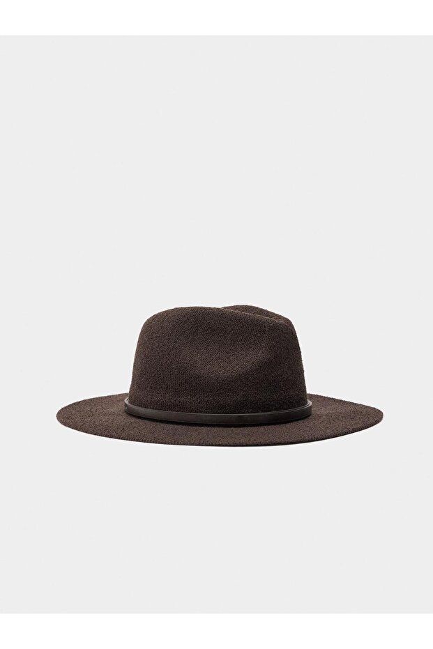 Kadın Kemer Detaylı Örme Şapka - 3