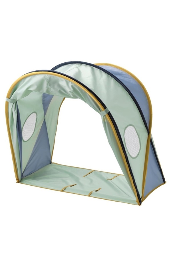 Eldfluga Bed Tent - Blue/Green - 1