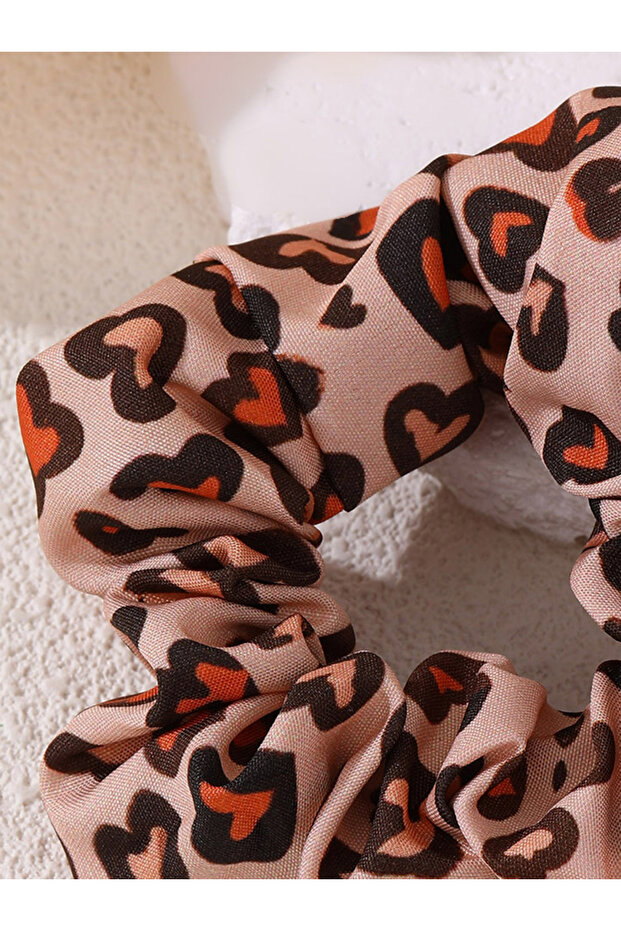 Leopard Print Scrunchie - 4
