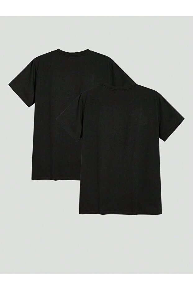 Big Size Oversized Basic T-Shirt Women's Crew Neck 100% Cotton Comfortable Fit Casual T-Shirt