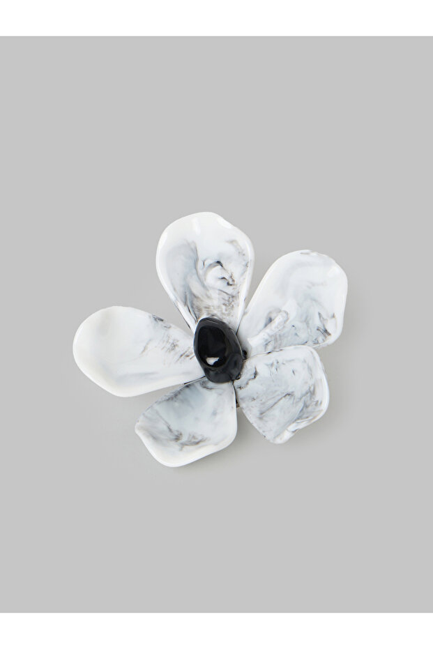 Marble Flower Brooch