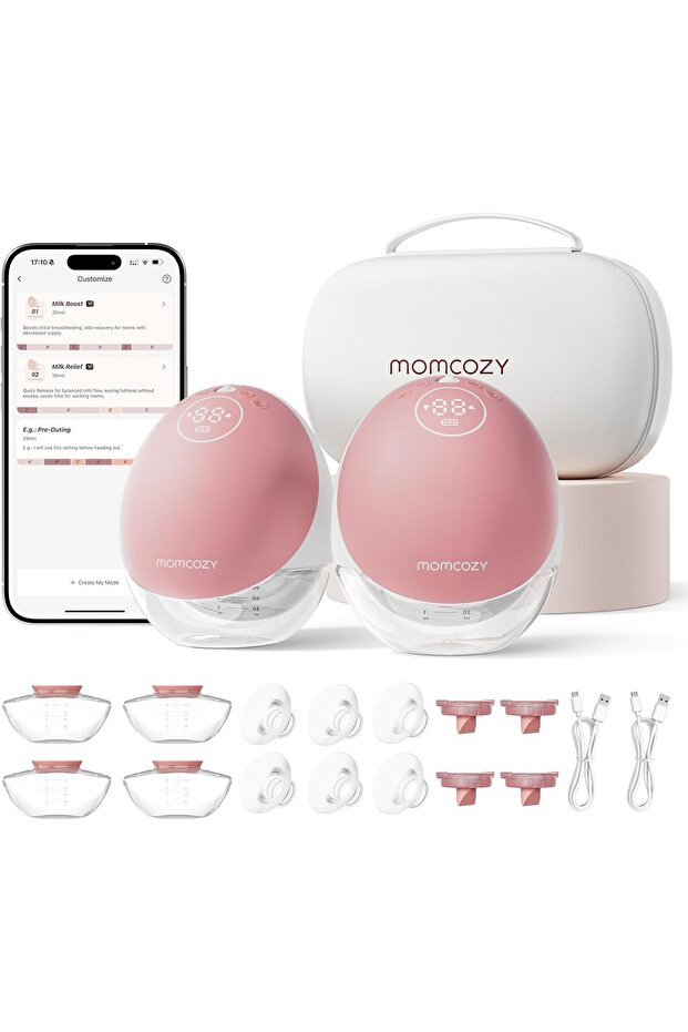 M9 Breast Pump, 2 Count, Cozy Red
