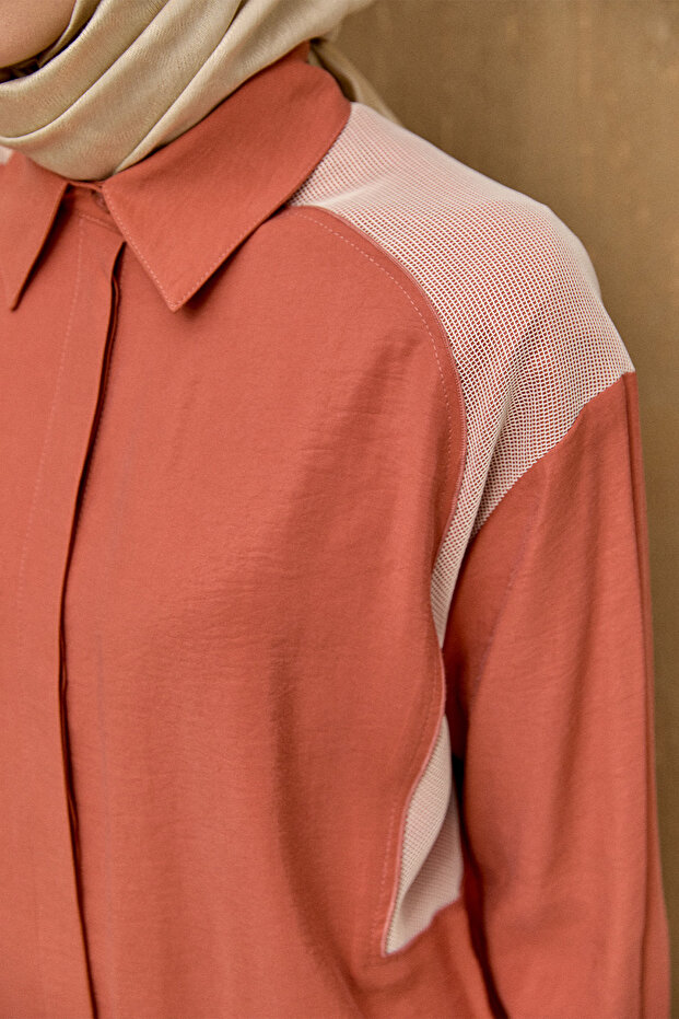 File Detaylı Modal Tunik - 5