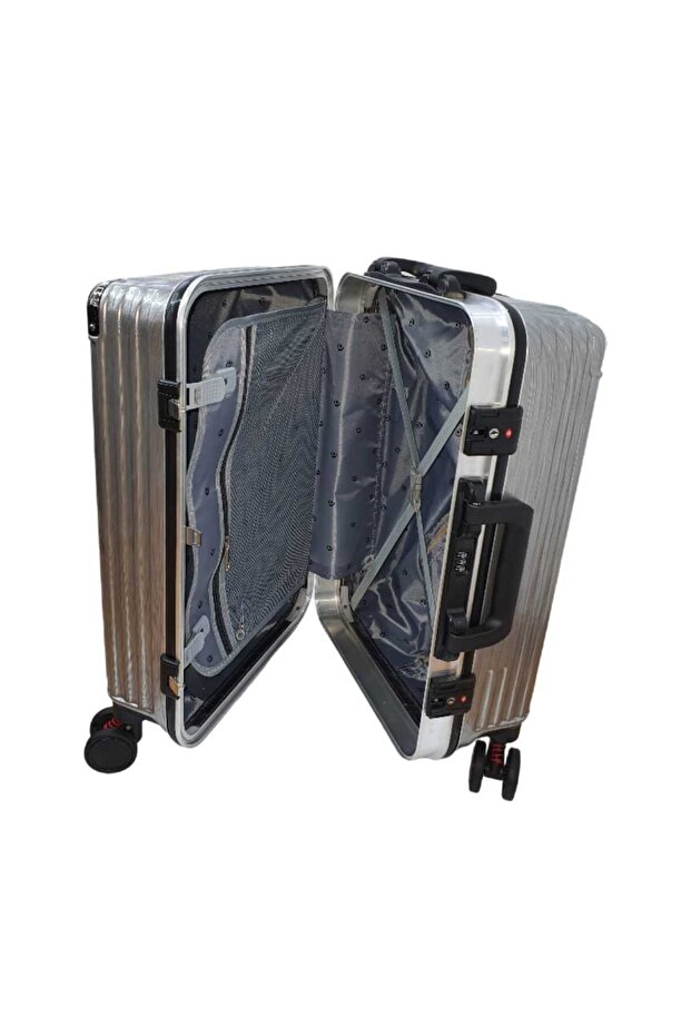 Valize plastic gri 3/set - 6