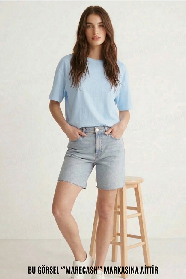 Women's Oversize Plain Unprinted T-Shirt Short Sleeve Summer Crew Neck