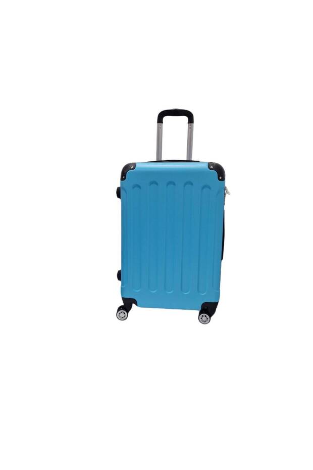 Valize plastic 1ps Bleu L - 1