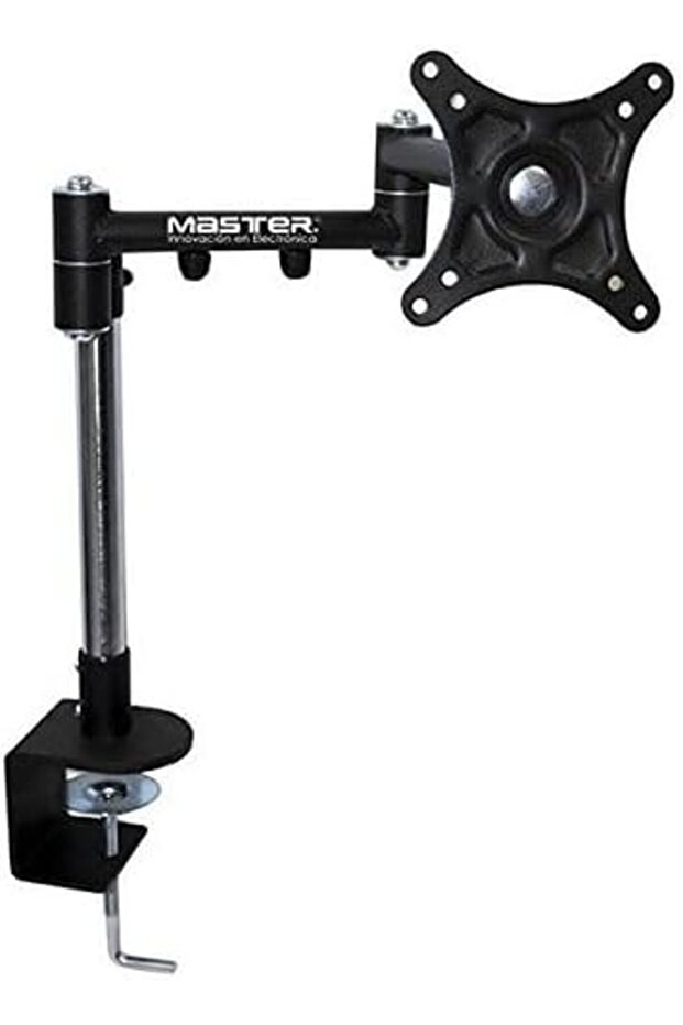 Hodesk Single Monitor Desk Mount, Full-Motion Articulating Stand for 13-32 Inch Screens