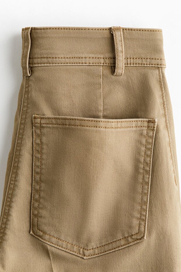 Bilek Boyu İspanyol Paça Pantolon - 2