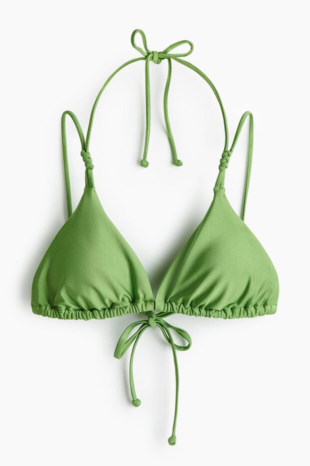 Dolgulu Üçgen Bikini Üstü - 4