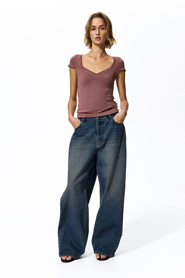 Dantel Şeritli Üst - 2