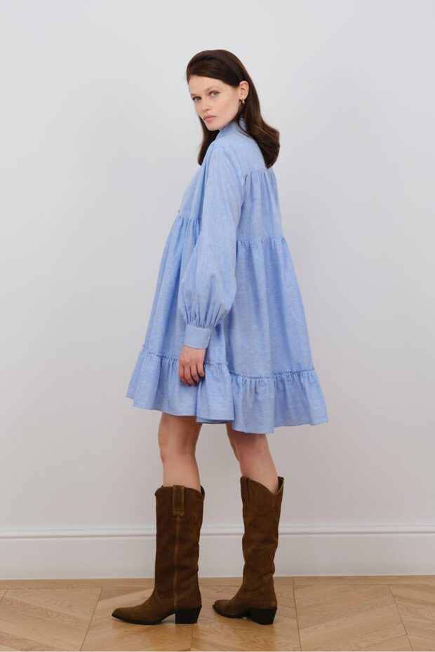 Rochie Ana Albastru - 3