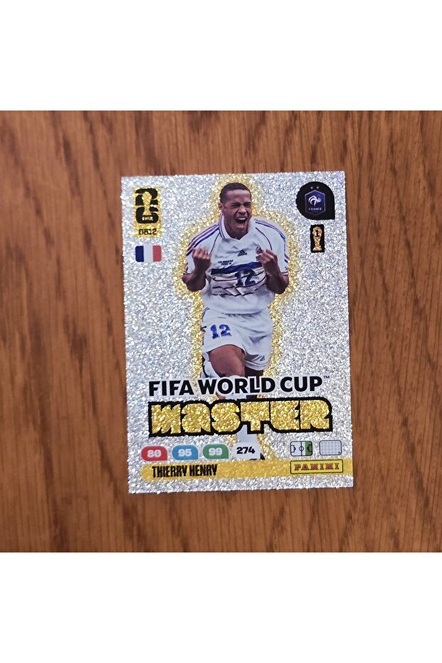 Fwc 2037 Thierry Henry France World Cup Master Game Card