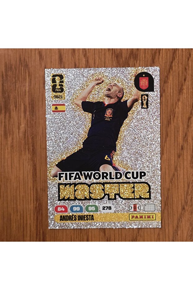 بطاقة لعبة FWC 2046 أندريس إنييستا لكأس العالم الإسباني
