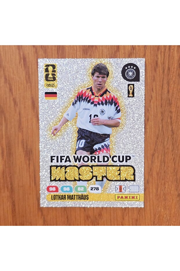 Fwc 2040 Lothar Matthaus Germany World Cup Master Game Card