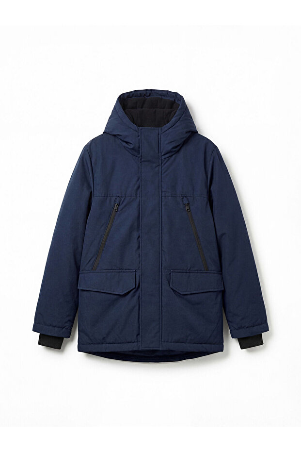 Hooded Boy's Puffer Coat