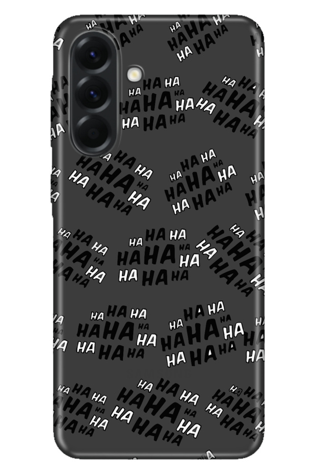 Galaxy A57 (Sm-A576B) Compatible Case Decorative Silicone Printed Cover Hahaha