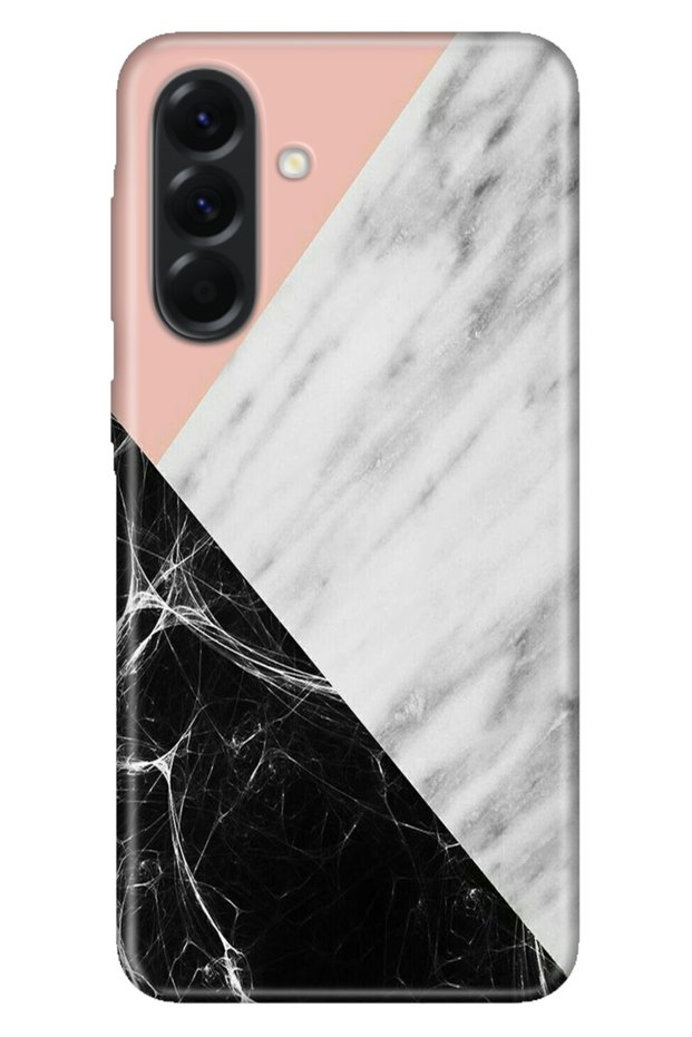 Galaxy A57 (Sm-A576B) Compatible Case Colorful Silicone Printed Tpu Black Pink White Marble