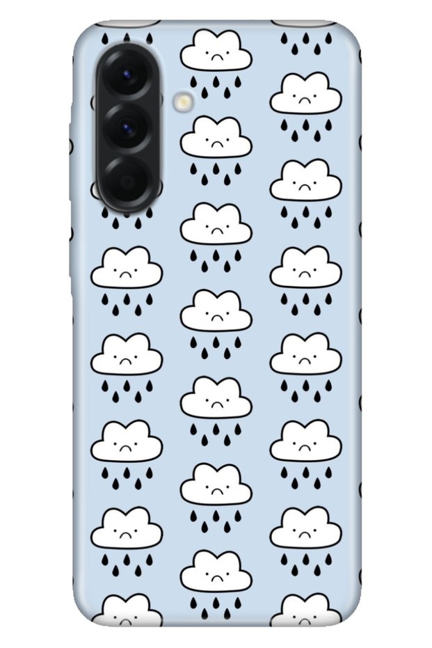 Galaxy A57 (Sm-A576B) Compatible Case Decorative Silicone Printed Cover Crying Cloud