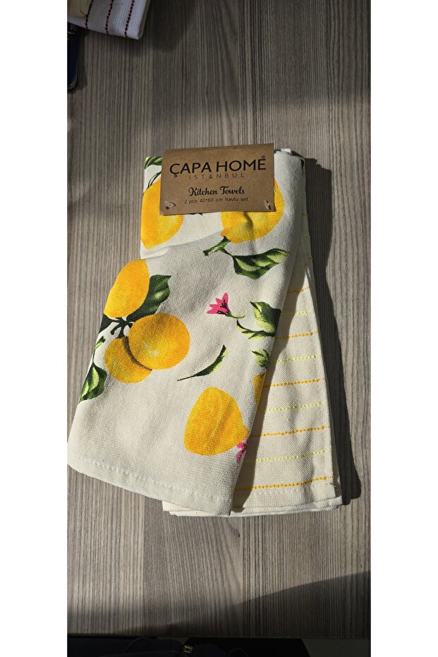 Digital Printed 100% Cotton 40*60 cm Vintage 2-Pack Kitchen Towel Drying Cloth
