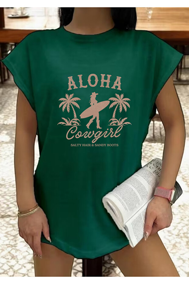 Hawaii Aloha Three Printed Light Weight Collared Shirts Ov Oversized by Giyim Sıfır Kol Ov Oversized Shirt