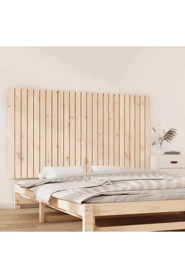 Wall-mounted headboard, 159.5x3x90 cm, solid pine wood
