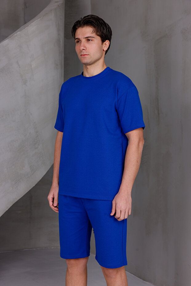 Ανδρικό Σετ Σορτς Basic Oversize Alt-Top 2 με δύο κλωστές - 6