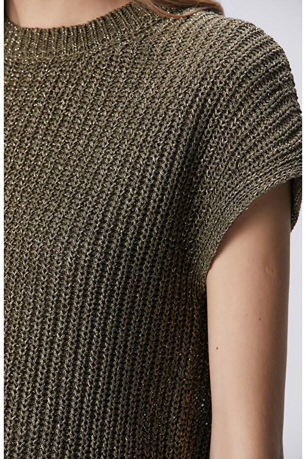 Haki Sim Dokulu Triko - 6