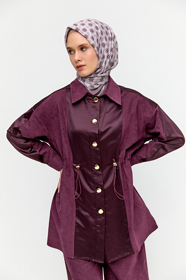 Düğmeli Lyocell Tunik - 3