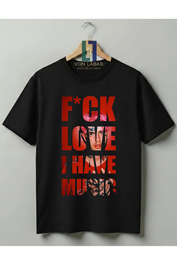 Lil Peep Hellboy Special Design Printed 100% Unisex T-Shirt in Cotton Colors
