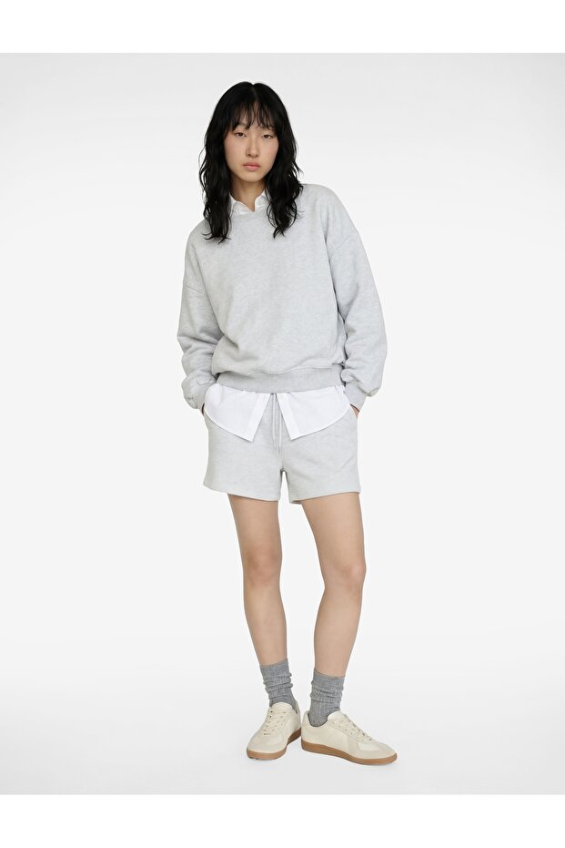Women's Combed Cotton Shorts 6Sal40004Ik Kar Melanj