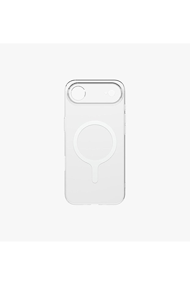 حافظة شحن AirSuit Slim MagClick لهاتف آيفون 17 Air شفافة لامعة/بيضاء